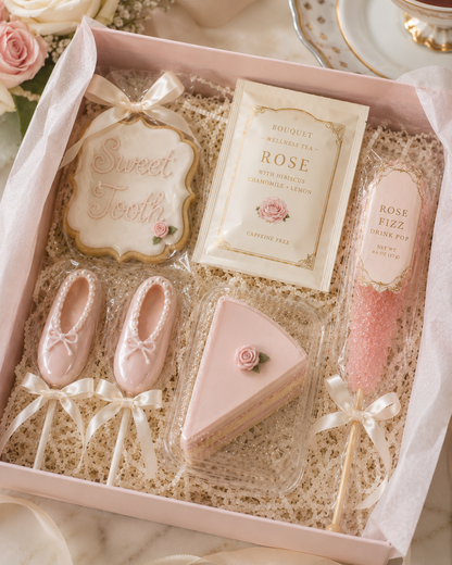 Sweet Tooth Girly Box - food & drink products only 🍰🎀🍓